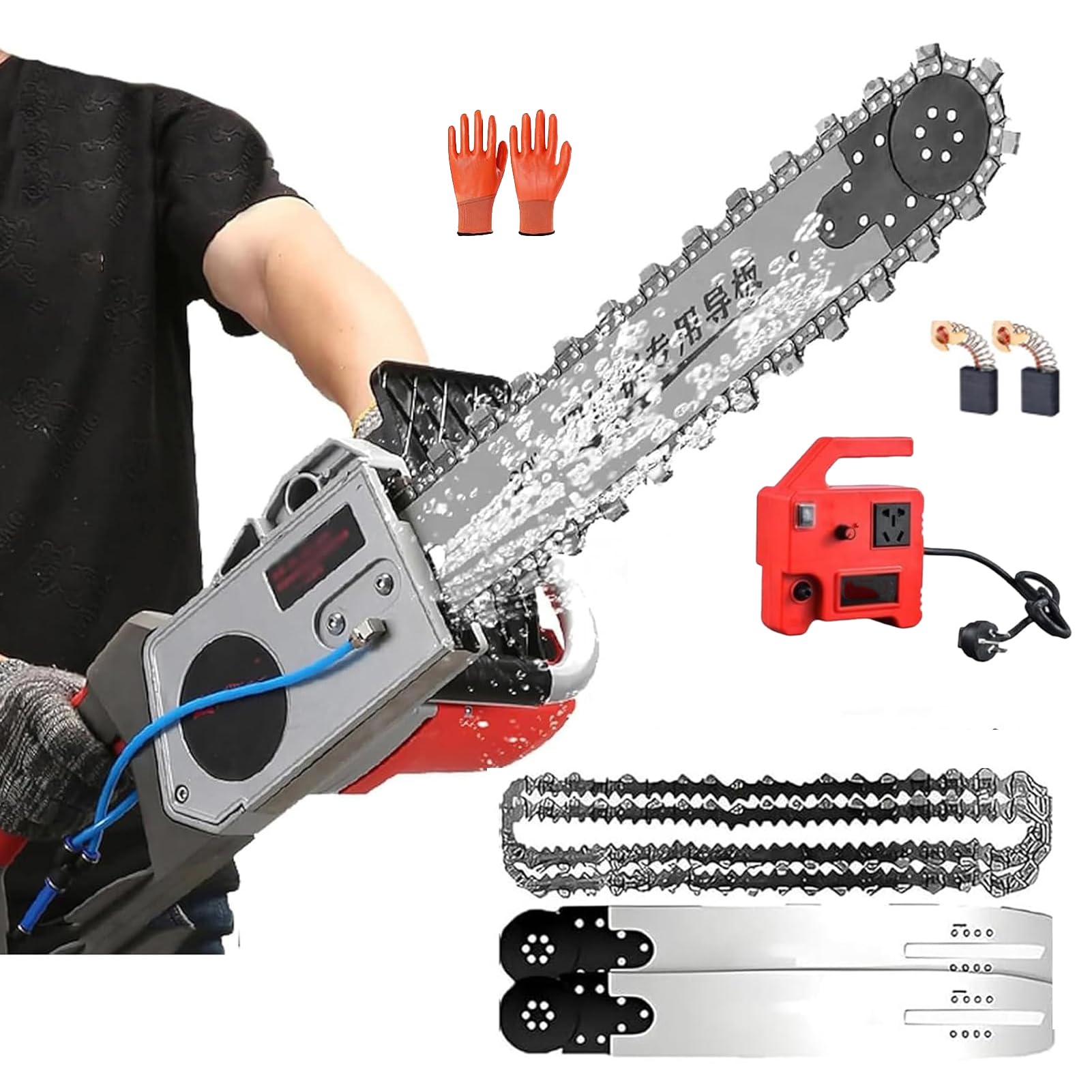 Electric Concrete Saw, Handheld Concrete Chain Saw Wall Cutting Machine