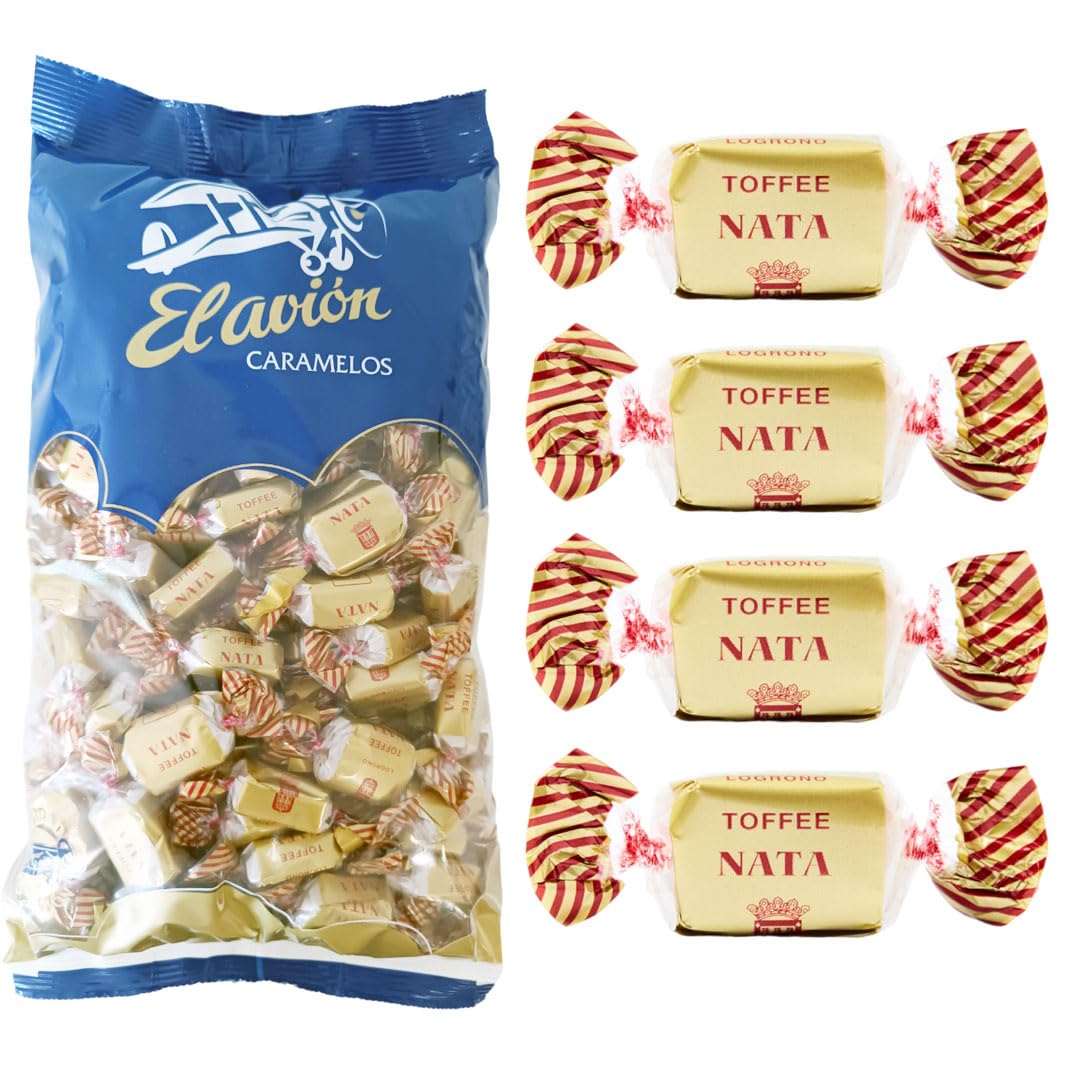 El Avión Caramelos Toffee Nata 1 kg Caramelo Duro