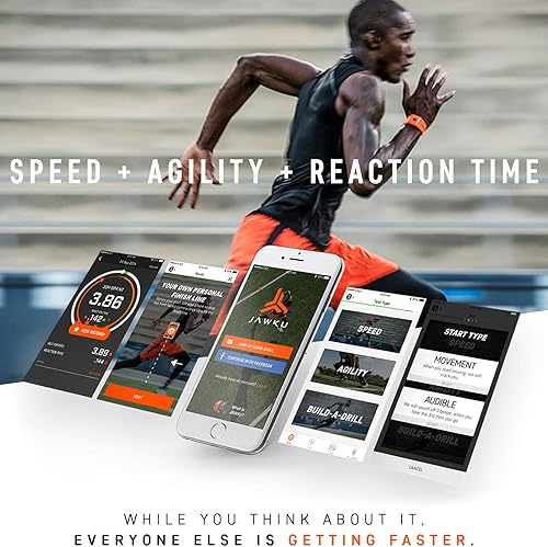 Miniatura 3 de JAWKU Velocidad el primer dispositivo portátil para medir la velocidad de sprint, la agilidad, el tiempo de reacciónprueba, el rendimiento de