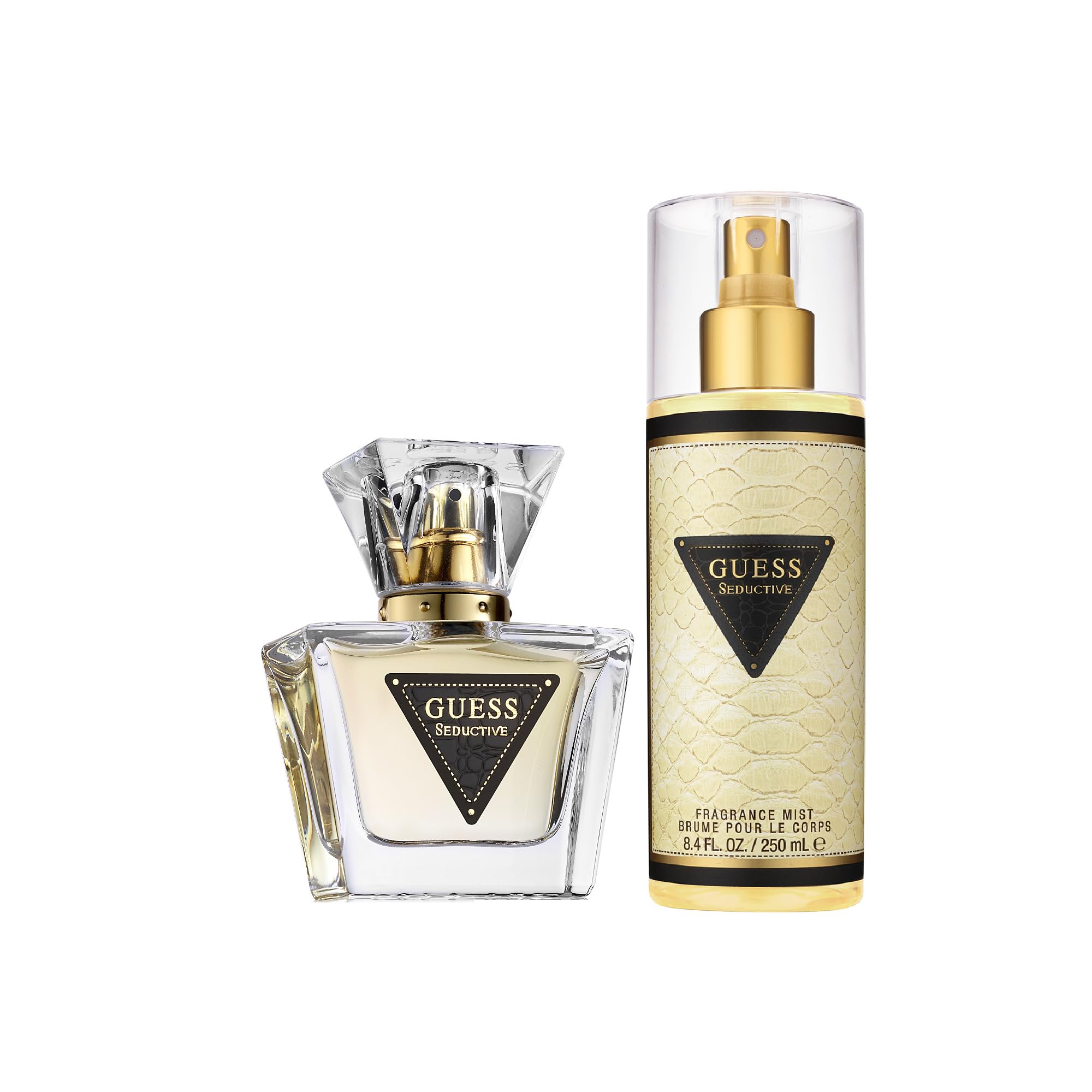GUESS Seductive Coffret parfum femme – Eau de Toilette 30 ml + Brume parfumée 250 ml, parfum floral-fruité à la vanille, poire et bergamote
