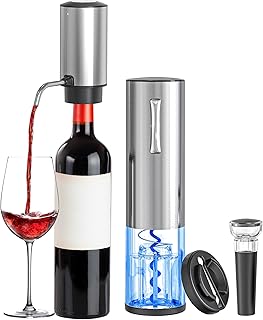 BGFOX Electric Wine Bottle Opener Set Rechargeable Stainless Steel, 4 in 1 Automatic Electric Corkscrew, Automatic Electri Price In India