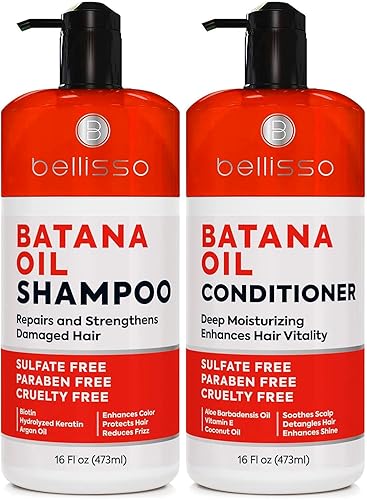 Miniatura 24 de BELLISSO - Set de champú y acondicionador con aceite de romero y menta, sin sulfatos, hidratantes unisex, anticaspa para cuero cabelludo seco