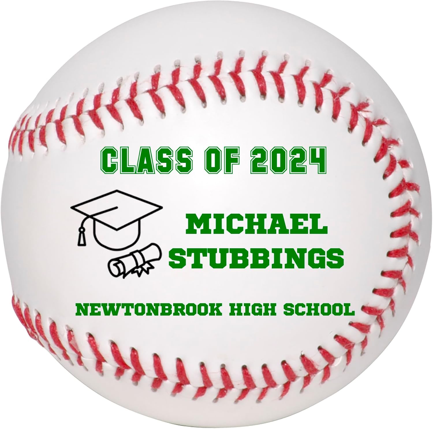 Personalized Custom Graduation 2025 Baseball - Graduation Class of 2025 - Graduation for Boy - Graduation for Girl - High School Graduation