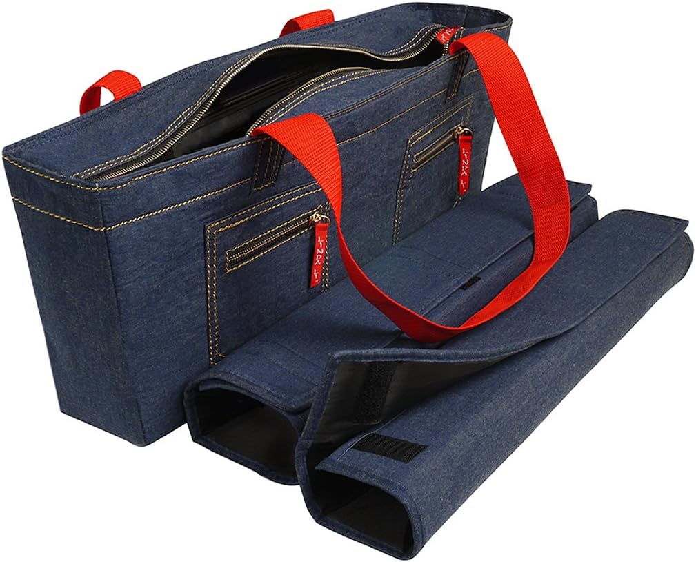 NEW! Empty Mahjong Bag - Denim Soft Bag - Unisex Adults - Blue - Large