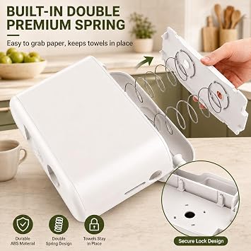Countertop Multifold Paper Towel Dispenser, White