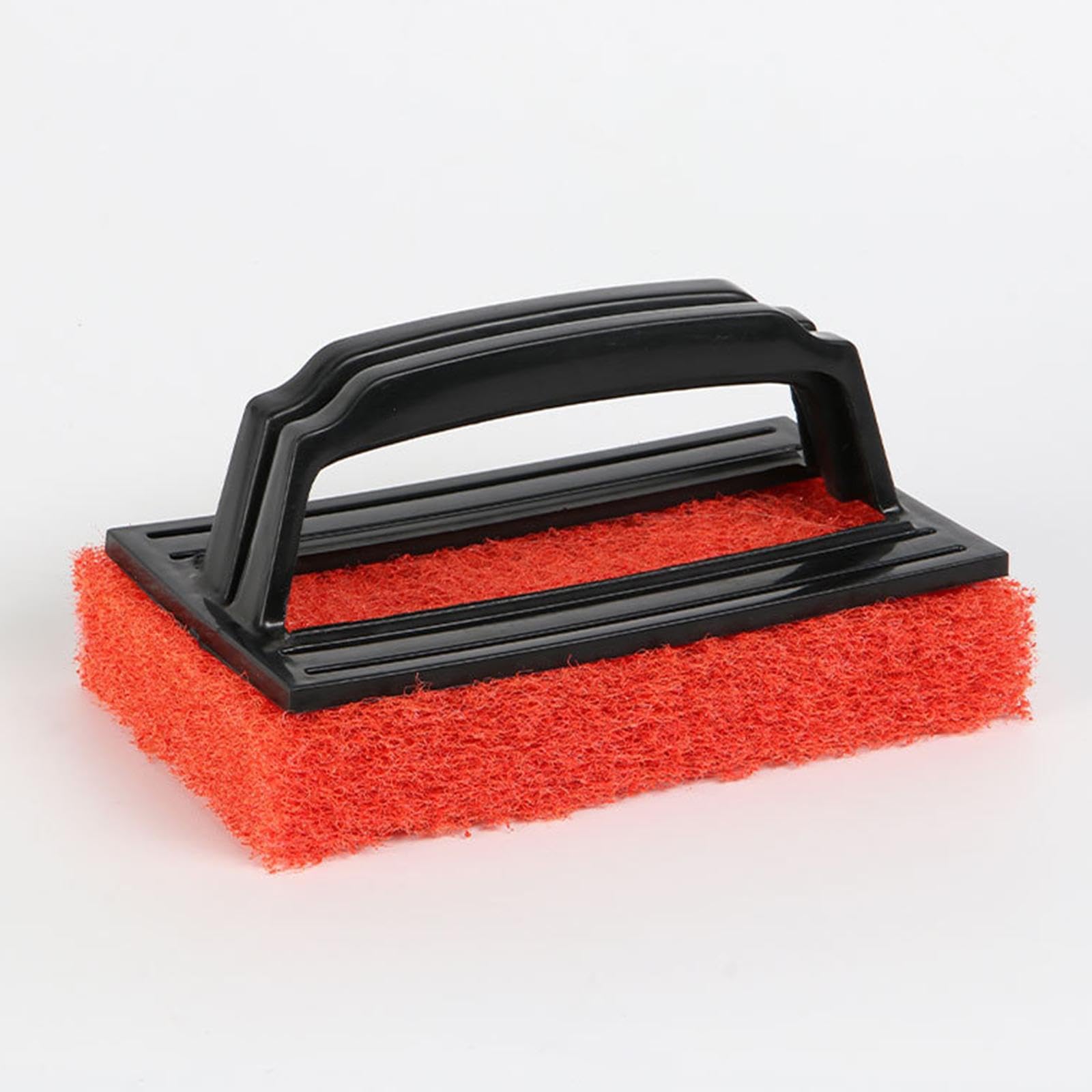 Generic Foam Swimming Pool Cleaning Brush, Handheld Sponge Scrubber, Multipurpose, Easy to Use Pool Accessory, 15cmx9cmx2cm, Red