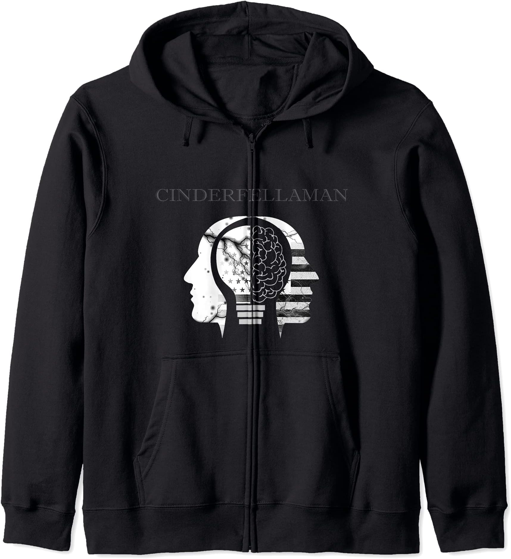 Cinderfellaman Music Zip Hoodie