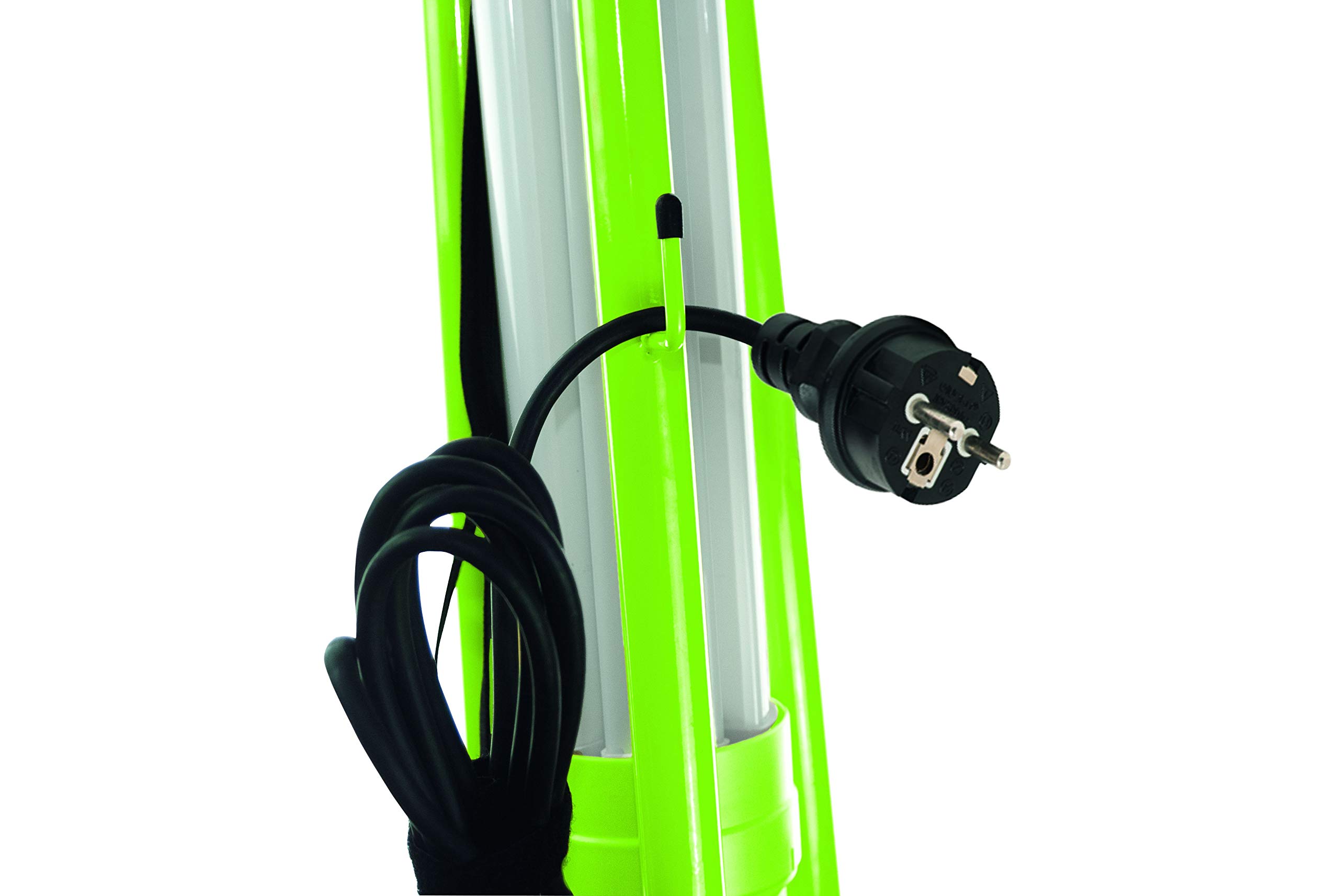 Luceco Foco de Trabajo Trípode 40W, Luz Portátil IP65 Impermeable, Lampara LED Portátil para Obras, Jardines, Automóviles, Garajes