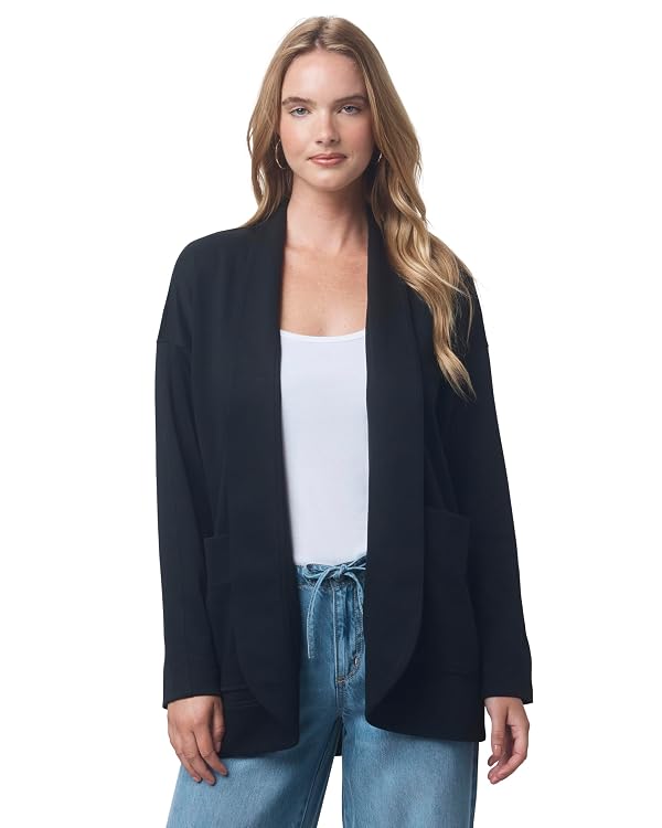 Splendid Women's x @Cellajaneblog Interlock Cardigan, Black, X-Small by Splendid - Used condition - US$31.30