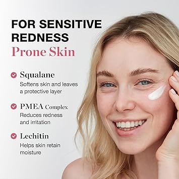 PHYSIOGEL Redness Reducing Cream Ceramide Moisturizer for Dry, Sensitive & Redness-Prone Skin, Repairs Skin Barrier, Dermatologist-Tested, Fragrance-Free, Korean Skincare, 1.69 fl oz