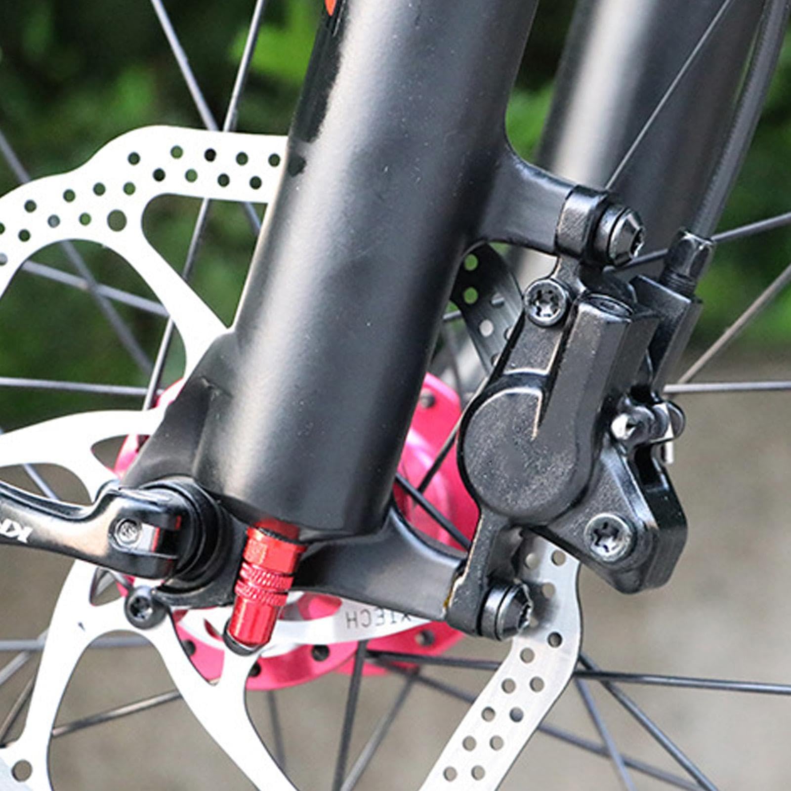 Freno De Disco Hidráulico - Freno De Disco Para Bicicleta | Kit De Frenos De Bicicleta De Conducción De Doble Pistón Con Palancas De 3 Dedos, Aleación De Aluminio Para Patinete Eléctrico Con Palanca D