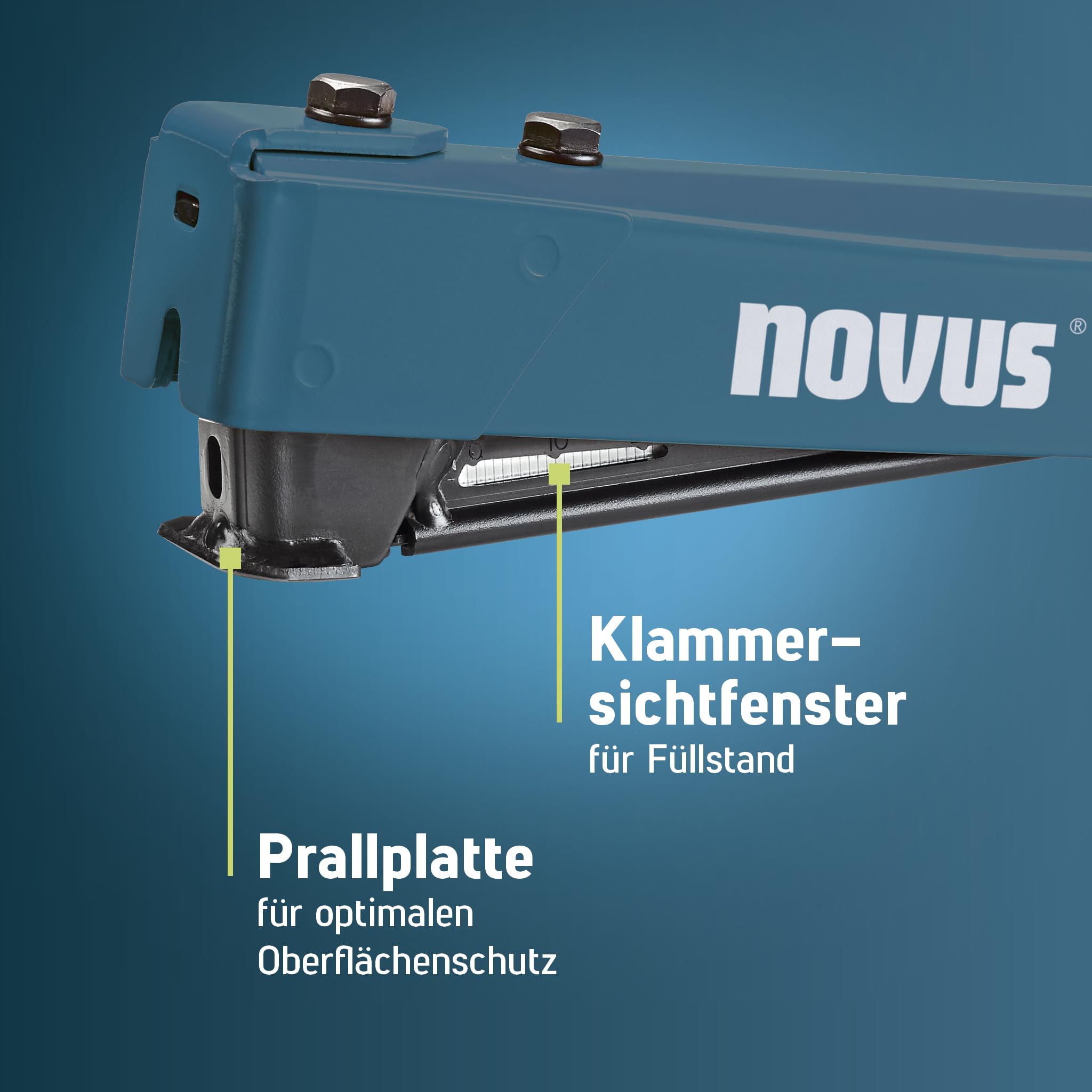 NOVUS TOOLS J-044 zestaw zszywaczy młotkowych + 5000 zszywek z drutu płaskiego - duży zszywacz do profesjonalnego zastosowania - zszywki płaskie G typ 11 od 6 do 12 mm - w całości z metalu