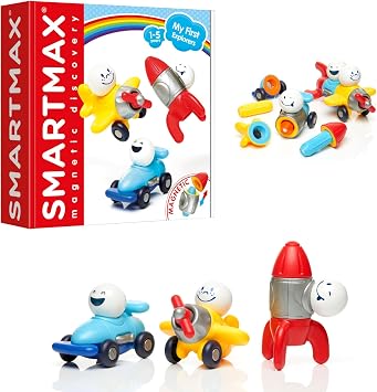 SmartMax My First Explorers Magnetic Vehicle Building Set for Toddlers Ages 15