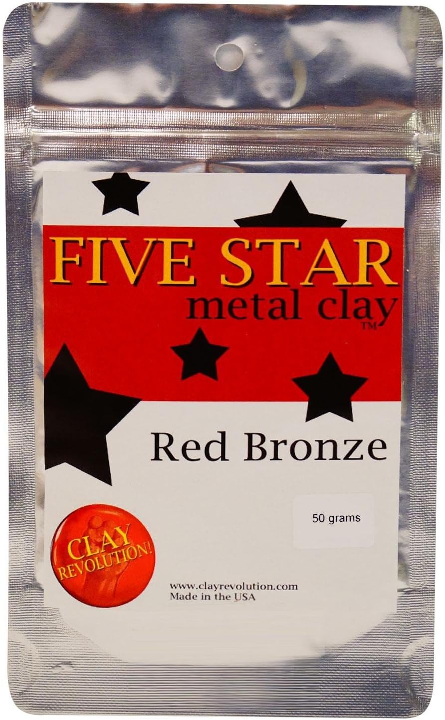 Five Star Red Bronze Metal Clay - 50 Grams