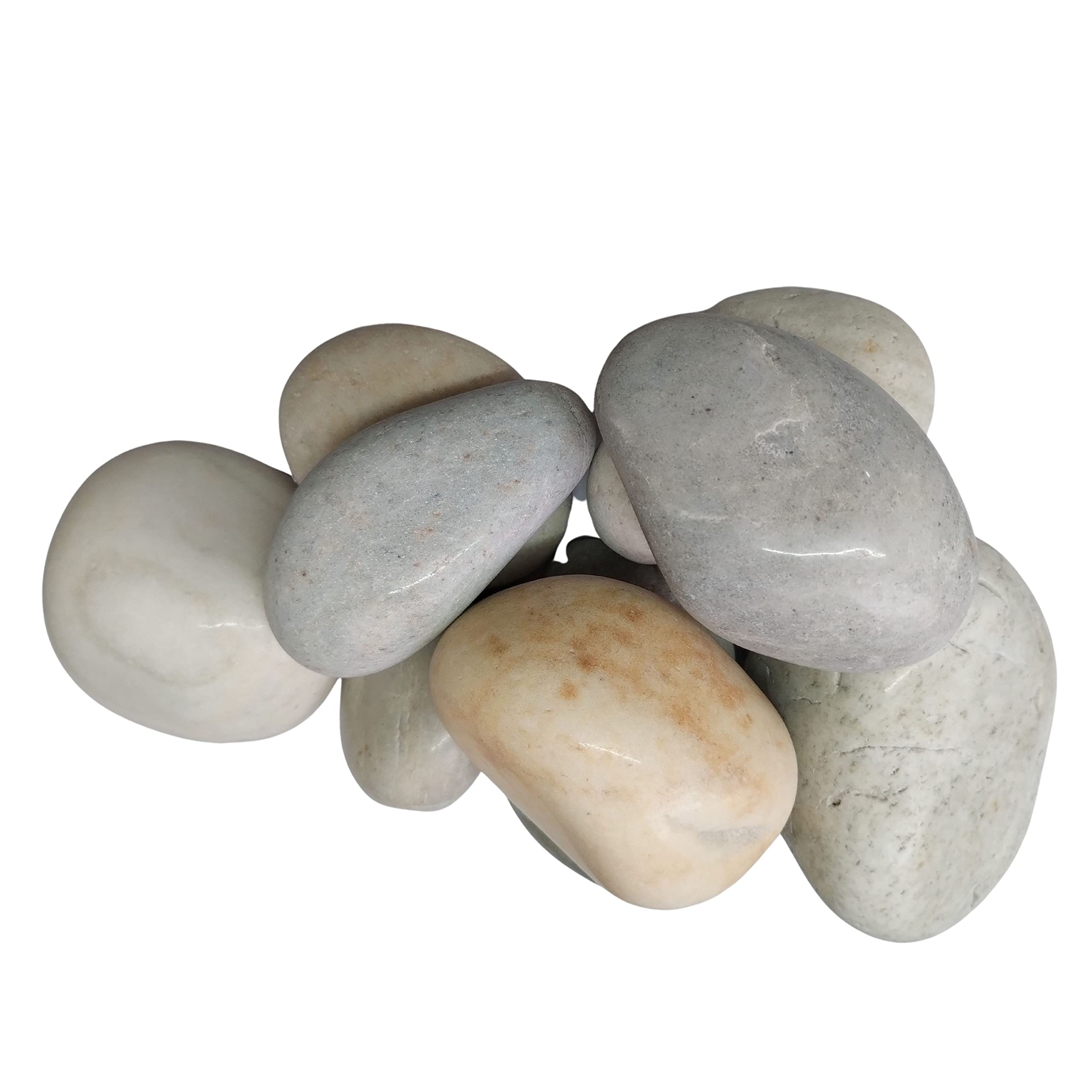 Foodie Puppies Natural Polished River Stones | Perfect for Aquarium, Home Decoration, DIY, Arts & Crafts, Kindness Kids Party, Garden Decor, Landscape, and Decorative Pebbles Stones (Pack of 10) (B0BYZNTD2D) Amazon Price History, Amazon Price Tracker
