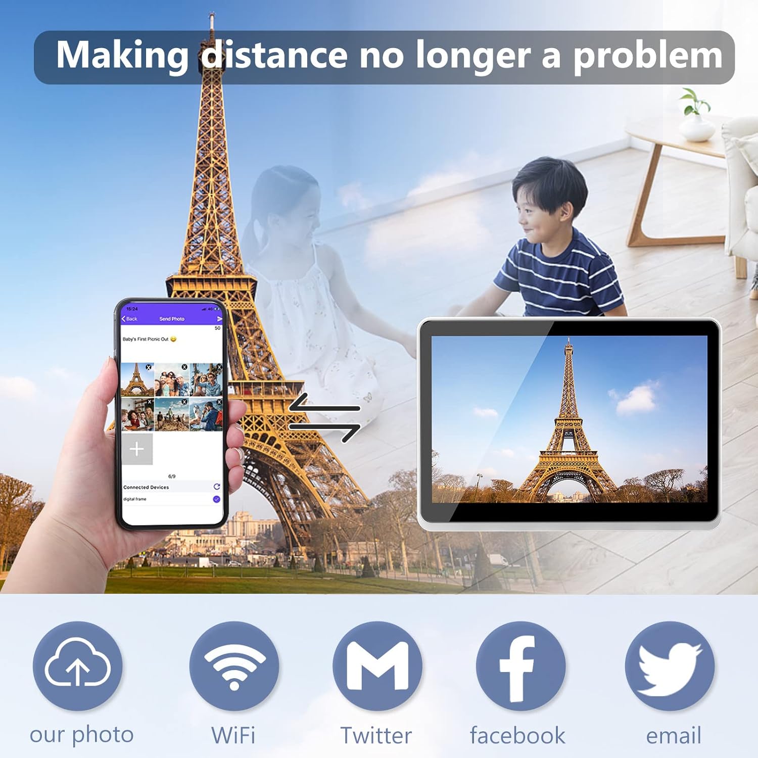 Kenuo Digital Photo Frame App Sharing
