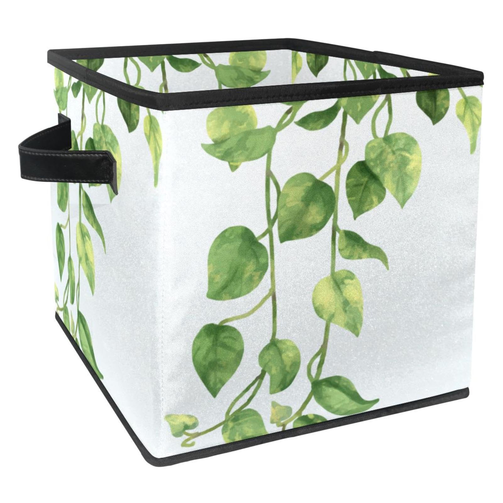 Boîte de rangement pliable en tissu cube pour optimiser un placard encombré