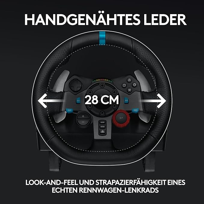 Logitech G29 Driving Force Rennlenkrad mit Pedalen für PS5, PS4, PC – Vorschau 5