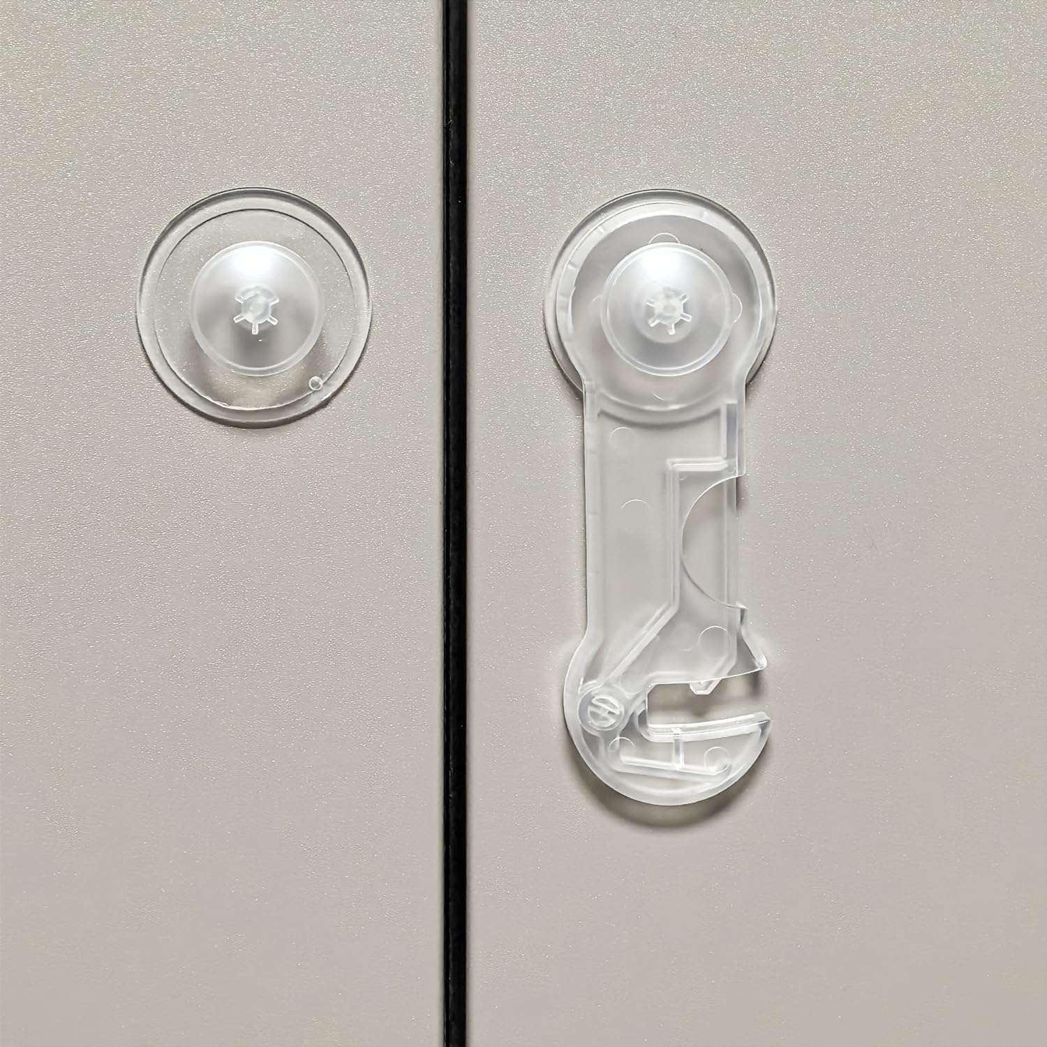 4PCS Anti-Pinch ABS Safety Lock for Cabinet Drawer Cupboard Door Dead Bolt Locks Security Protector Accessories 9.5 * 3.5CM