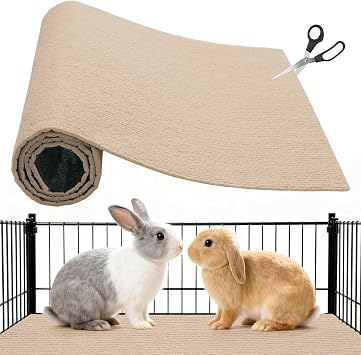 15.7 x 39.3 Inch Self-Adhesive Rabbit Scratch Mat, Cut-to-Fit