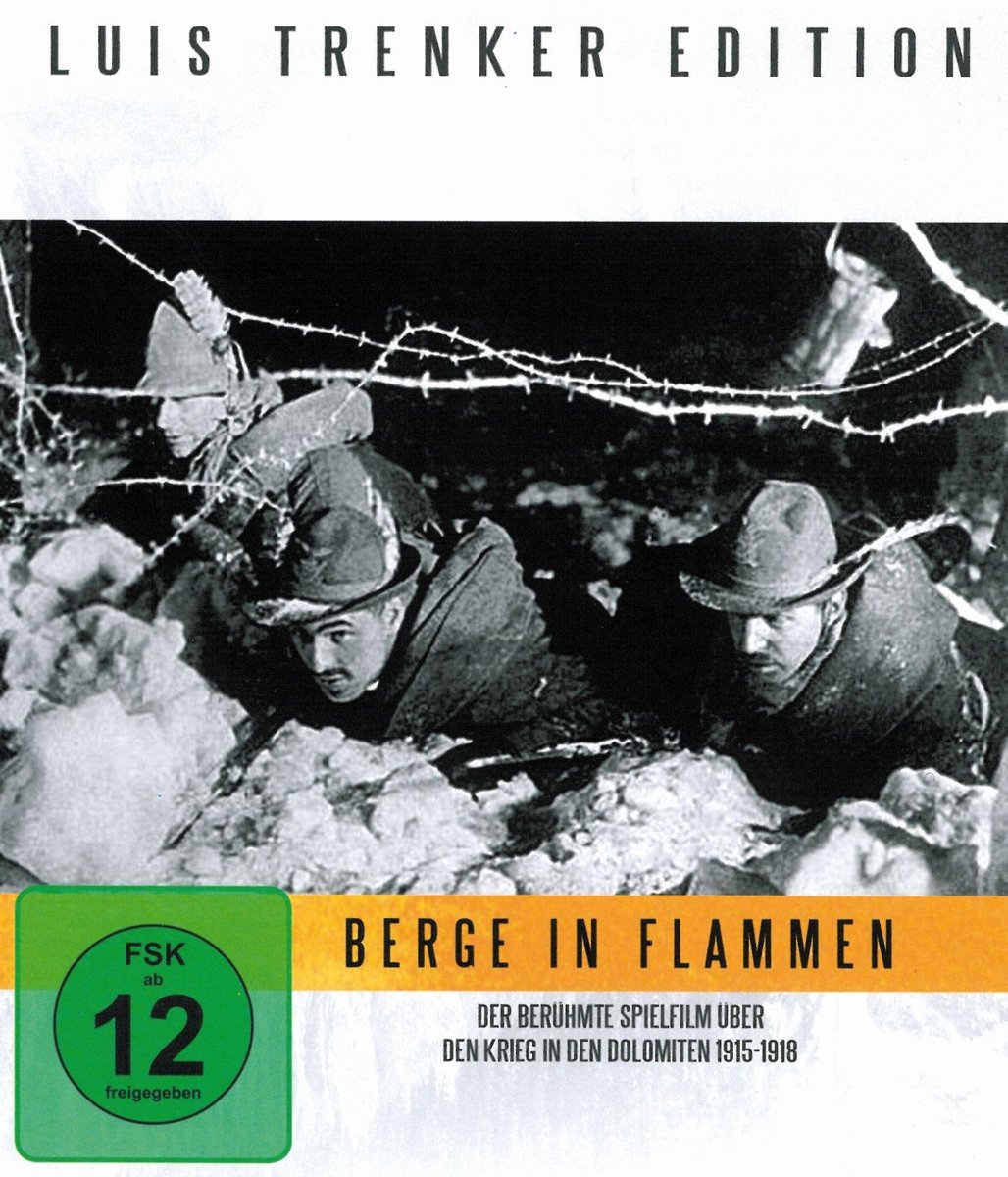 Berge in Flammen Blu-ray Luis Trenker Edition remasterizada en HD importada de Alemania