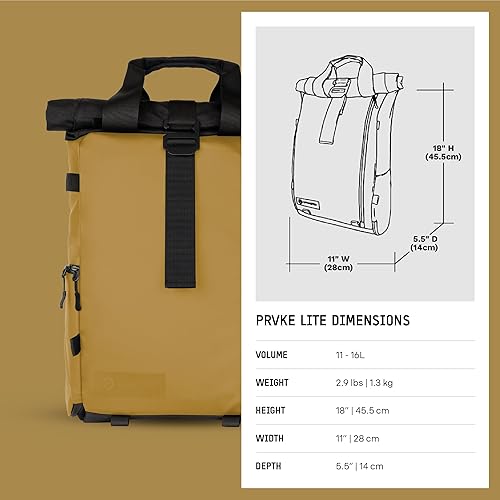 Miniatura 9 de WANDRD PRVKE Lite Bolsa de fotografía (Dallol Yellow)