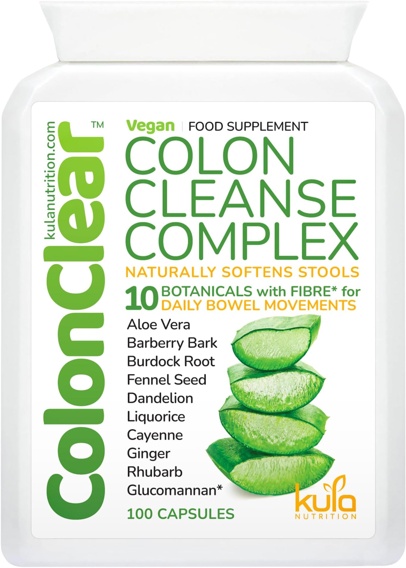 ColonClear - Colon Cleanse Constipation Relief for Adults - 100 Capsules