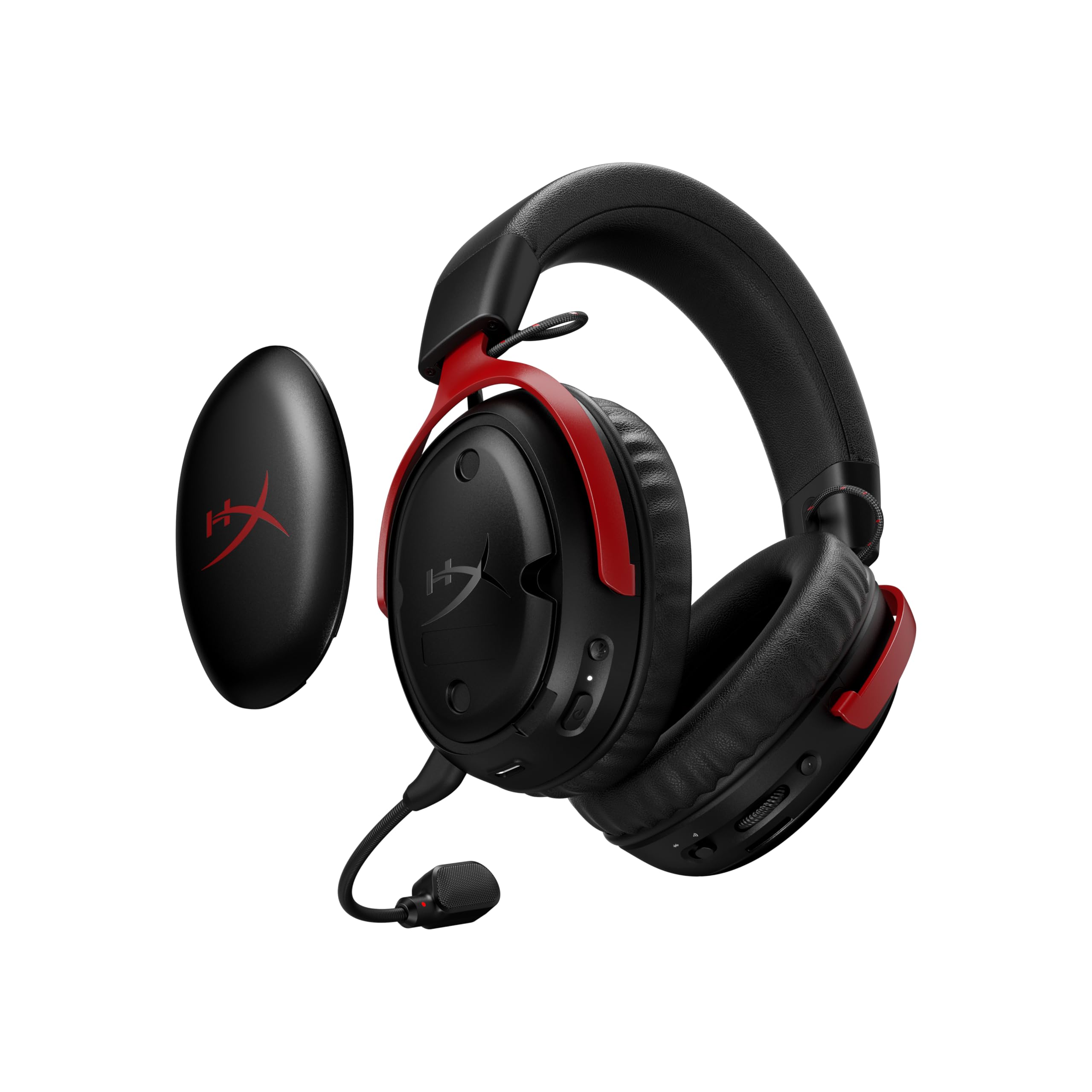 HyperX Cloud III S Wireless Gaming Headset mit bis zu 120 Std. Akkulaufzeit | Gaming & Streaming, 2,4 GHz & Bluetooth, Memory-Schaumstoff, Klare Sprach-Chats, Geräteübergreifende Nutzung