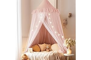 Little Dove Canopy for Twin Bed with Star Lights