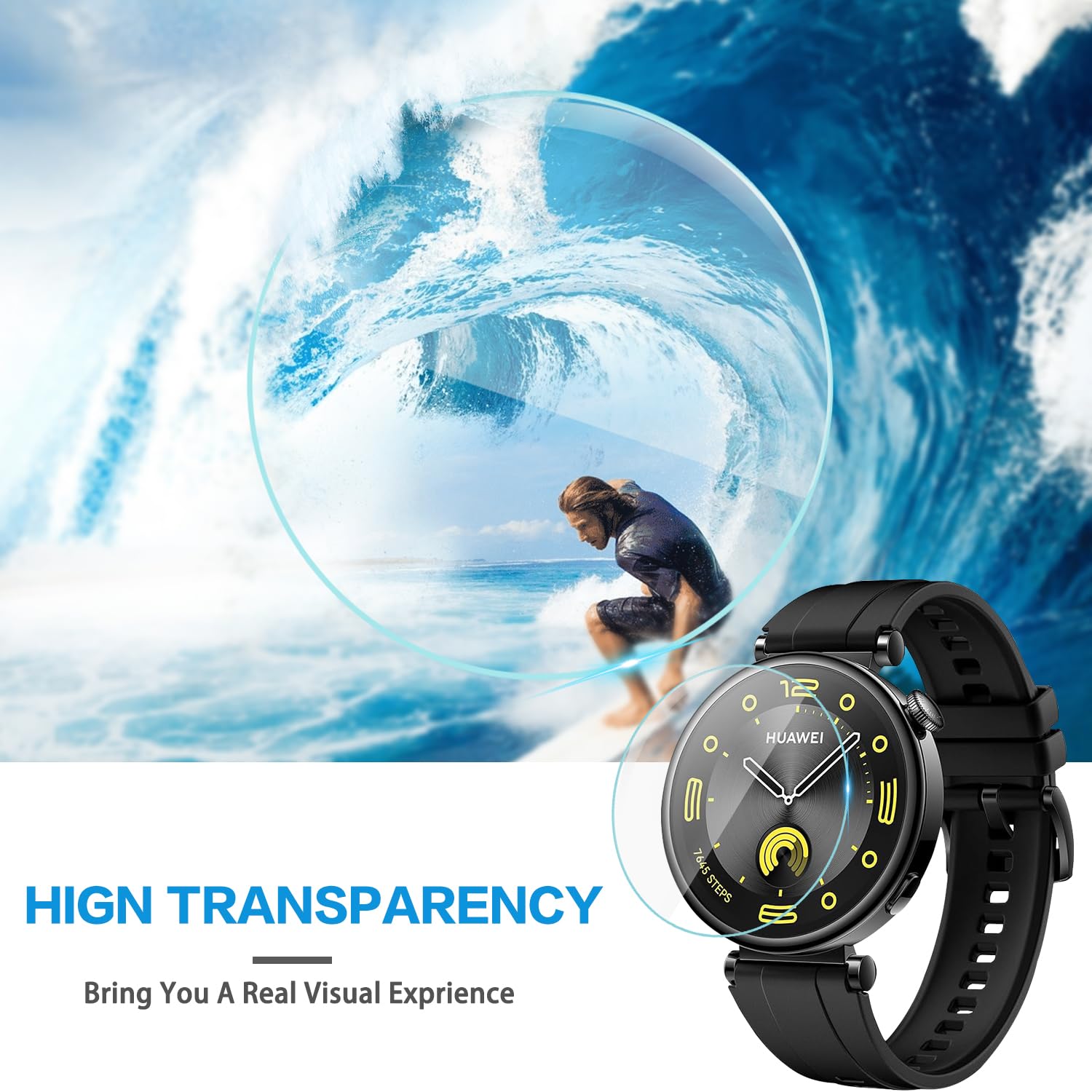Amazon.co.jp: Suoman for HUAWEI WATCH GT4 41mm 保護フィルム(4枚 