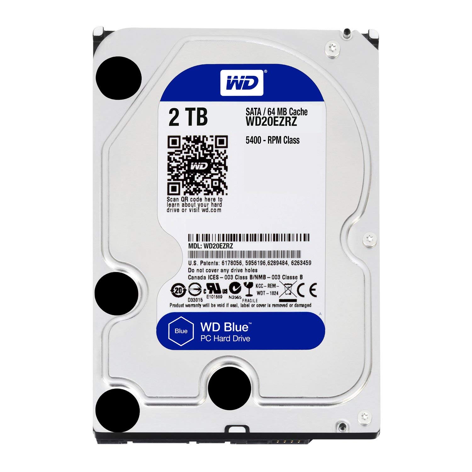 Amazon | 【整備済み品】 WD HDD 内蔵ハードディスク 3.5インチ 2TB WD