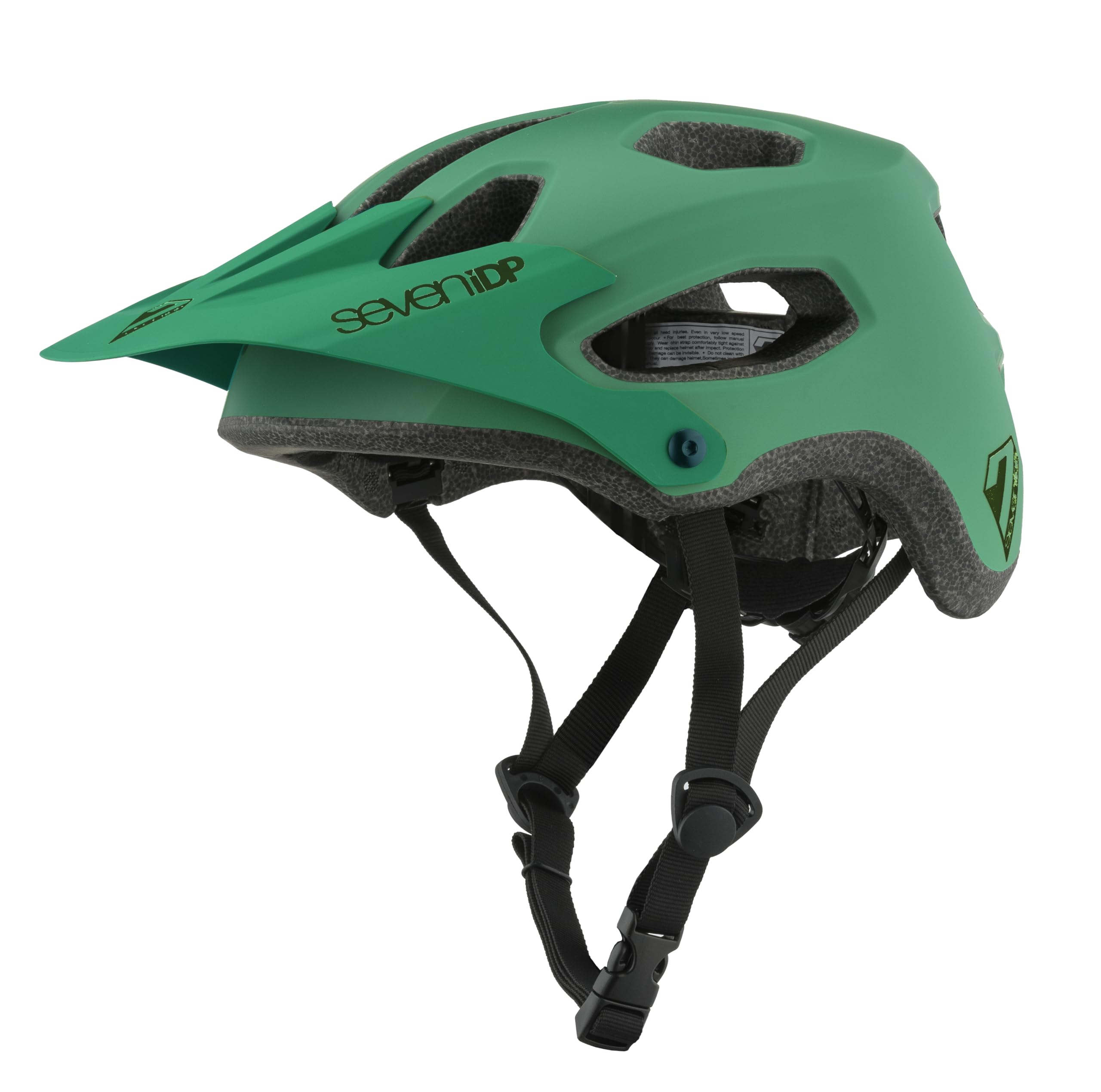 7iDP X2 Mountain Bike Helmet – Lightweight MTB Helmet for Men & Women, Trail & Enduro, Adjustable Fit, Breathable with Extended Rear Coverage. (Forest Green, S/M) — image 1
