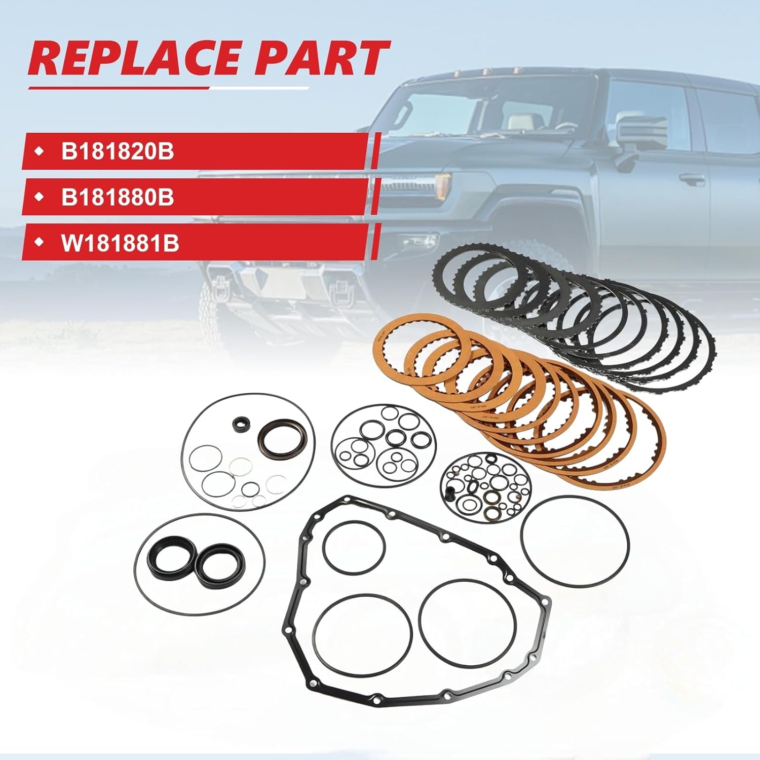 1set Transmission Master Rebuild Kit JF015E RE0F11A Fits for Transmission Master Rebuild Kit Overhaul For Nissan SUZUK CVT B181820B B181880B W181881B