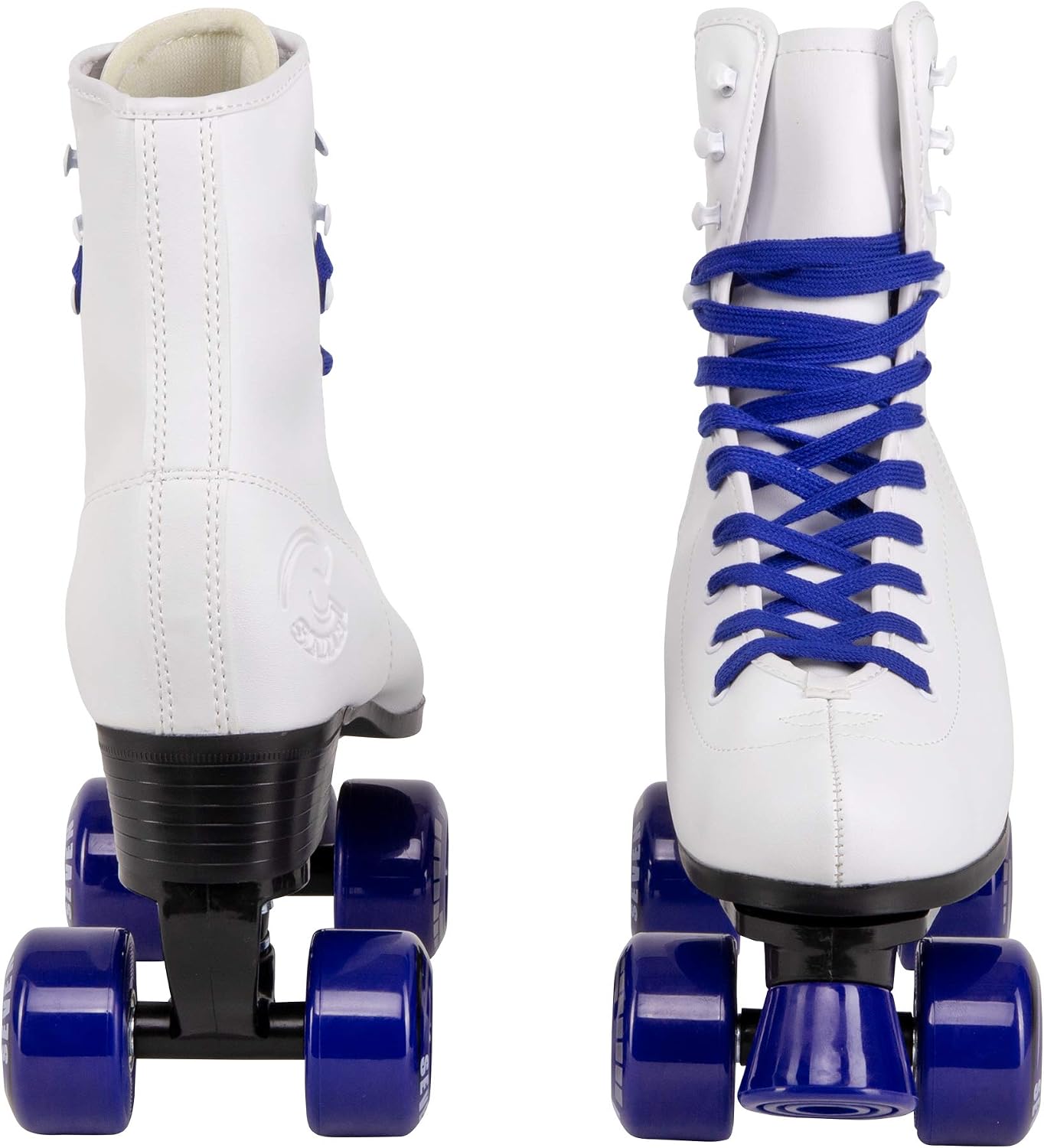 C SEVEN C7skates Soft Faux Leather Quad Roller Skates