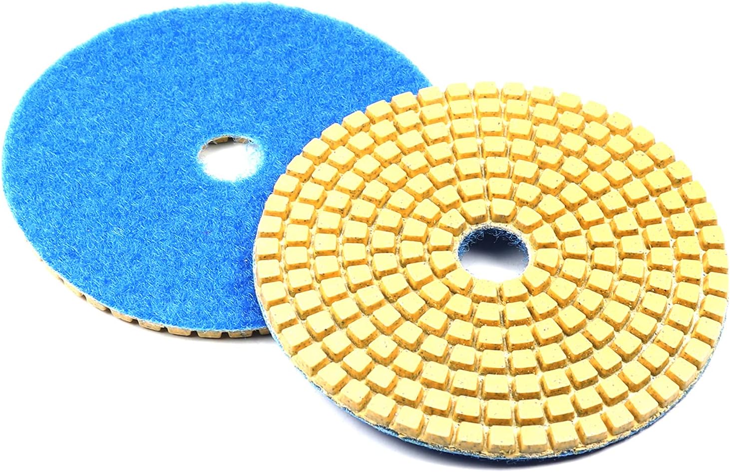 Diamond Polishing Sanding Grinding Pads 4 Inch Grit 50 for Concrete Countertop Stone Quartz Surface Polishing,2 Pcs