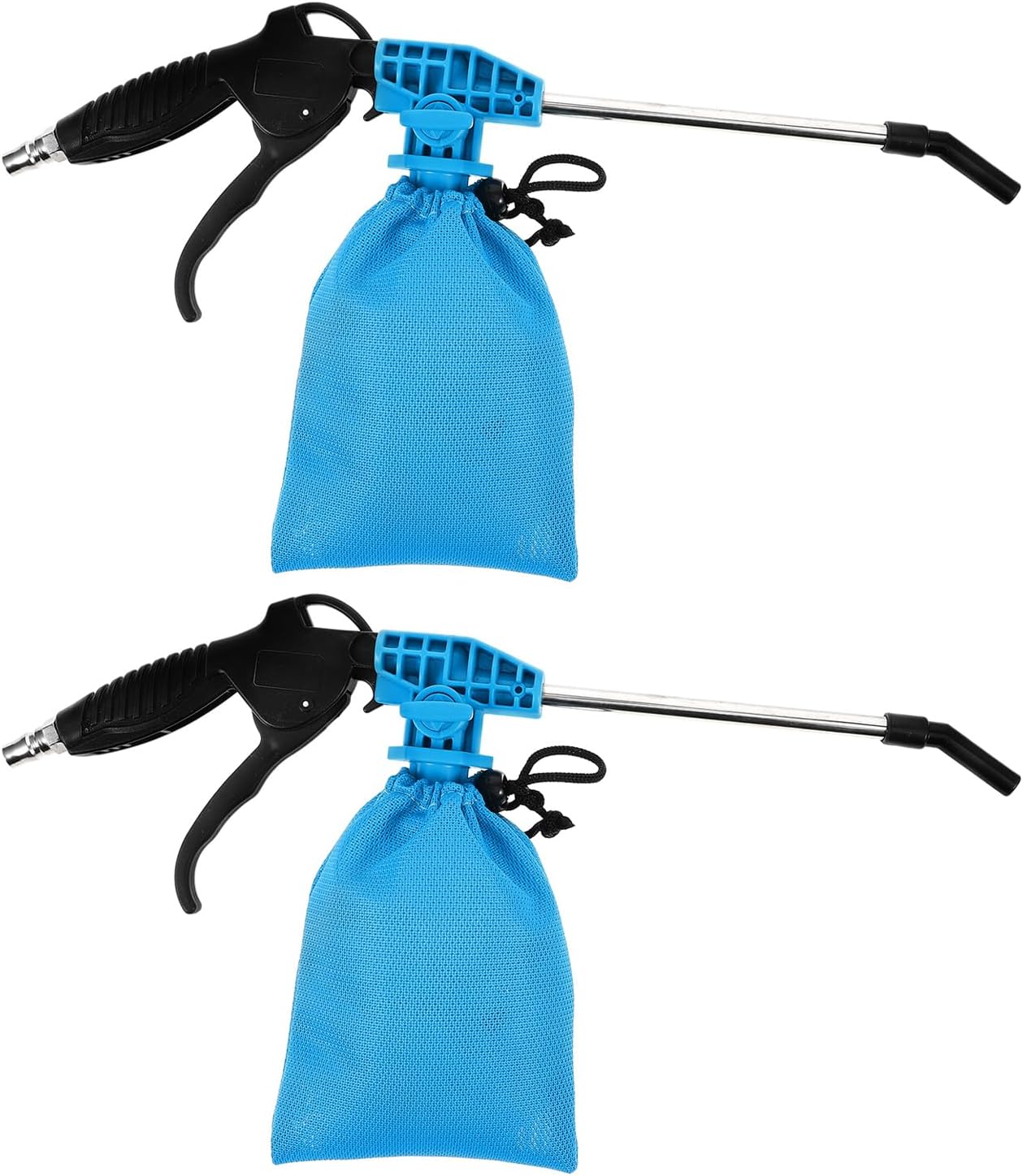 TIDTALEO 2pcs Industrial Air Blow Vacuum Gun for Car Cleaning and Tire Repair, Pneumatic Dust Extractor Tool Compatible with Air Compressors for Automotive Detailing and Sewing Machine