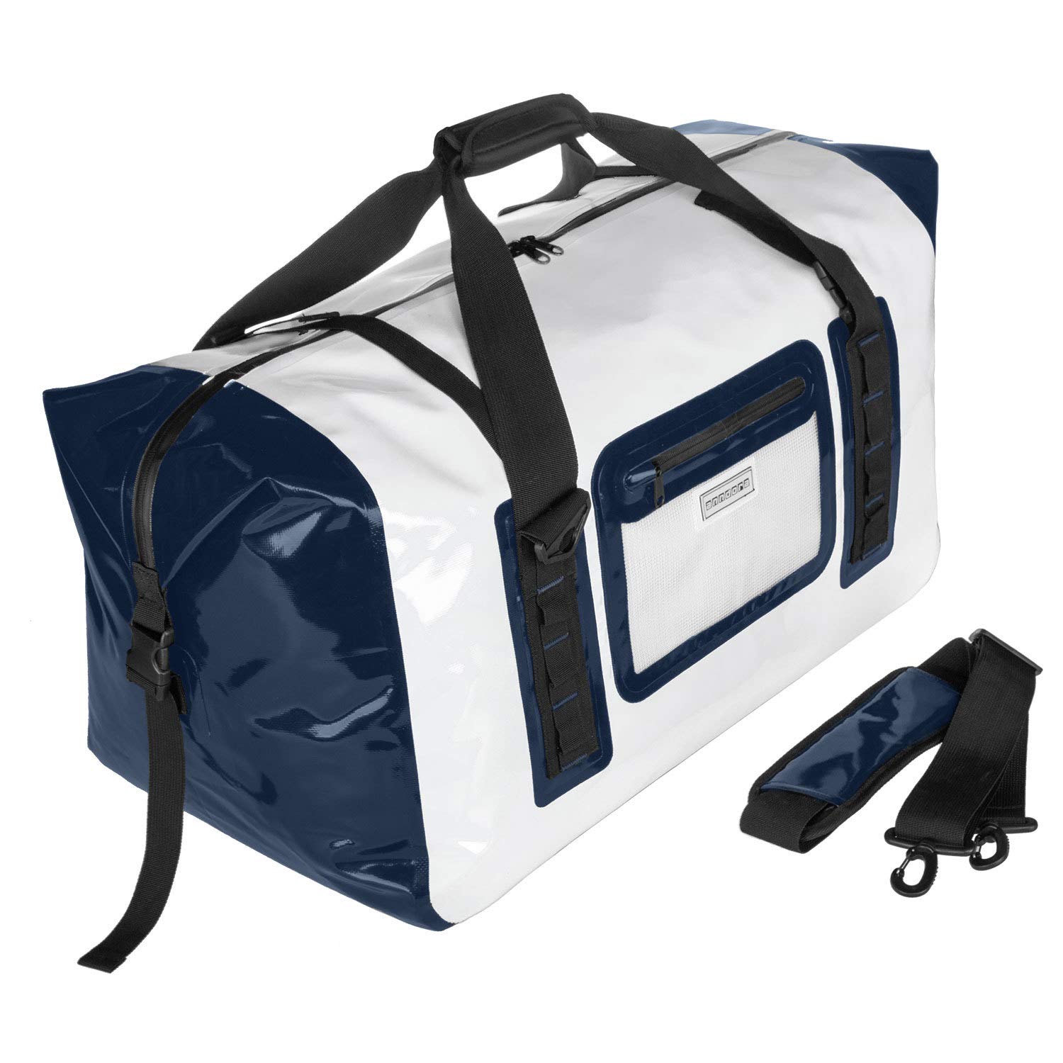 anndora Wasserfeste Reisetasche 70 L Sporttasche Segeltasche wasserdicht Weiß - Dry Bag