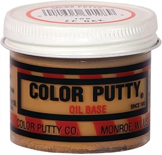 Color Putty Oil-Based Wood Filler, 3.68 oz (White)
