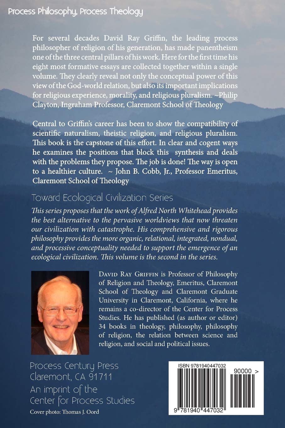 Panentheism and Scientific Naturalism: Rethinking Evil, Morality, Religious Experience, Religious Pluralism, Academic Study of Religion