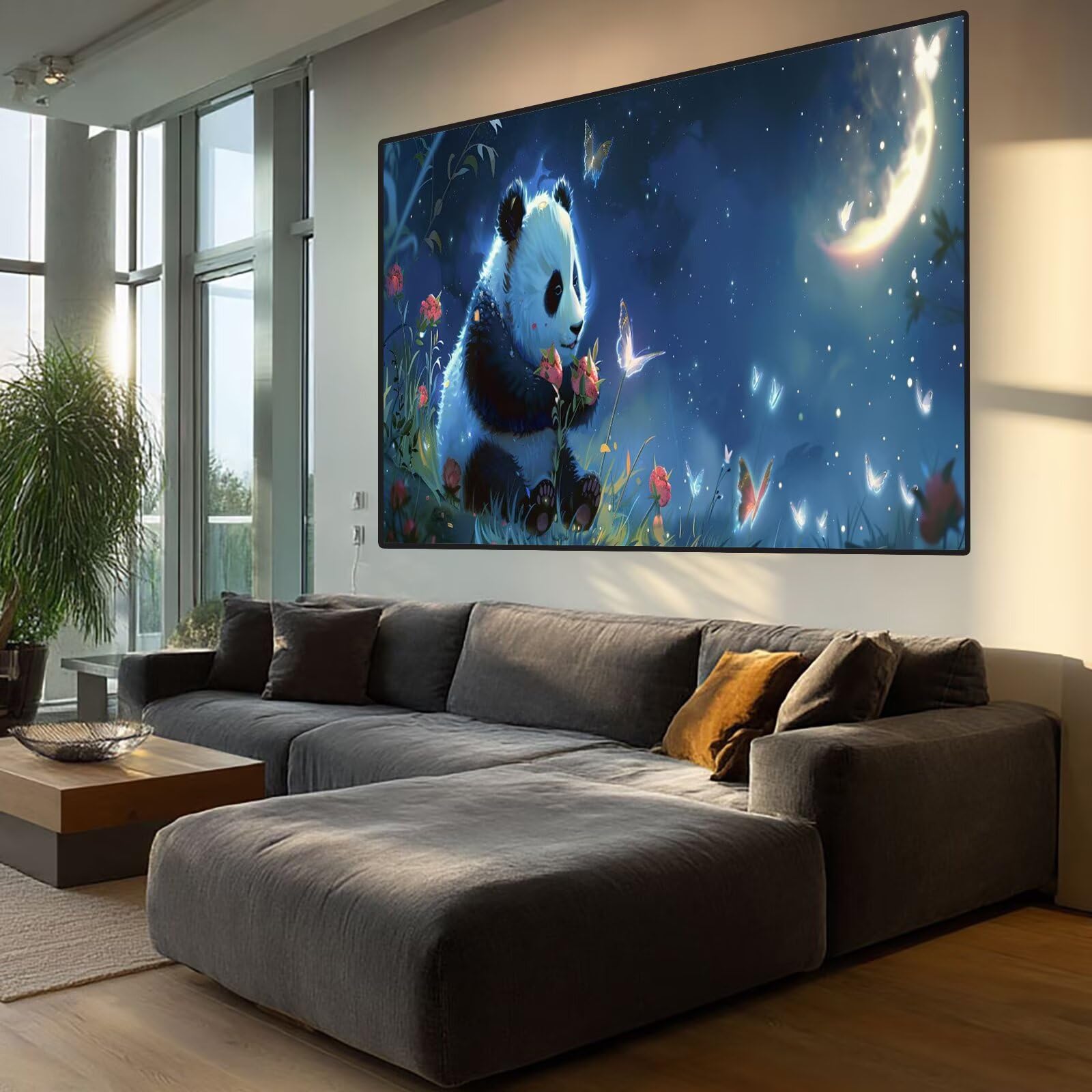 Panda Diamond Art Rose Diamond Painting Arts and Crafts dla dorosłych, zestawy do malowania diamentami 5D, dorosłych, Crysta, haft krzyżykowy, zestaw do haftowania dla początkujących, dekoracja