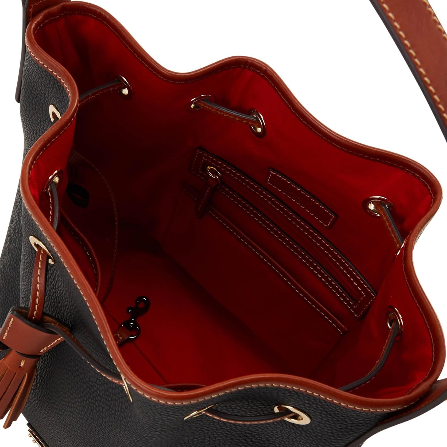 Dooney & Bourke Handbag, Pebble Grain Aimee Drawstring - Image 3