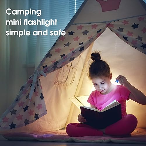 Miniatura 3 de QONYFONE Pequeñas linternas potentes, llavero mini linternas para emergencias, linternas de bolsillo impermeables, linternas de bolsillo de alto