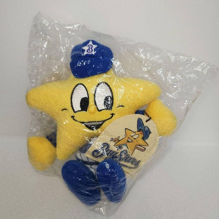 Amazon.co.jp: 横浜ベイスターズお座りホッシーぬいぐるみ