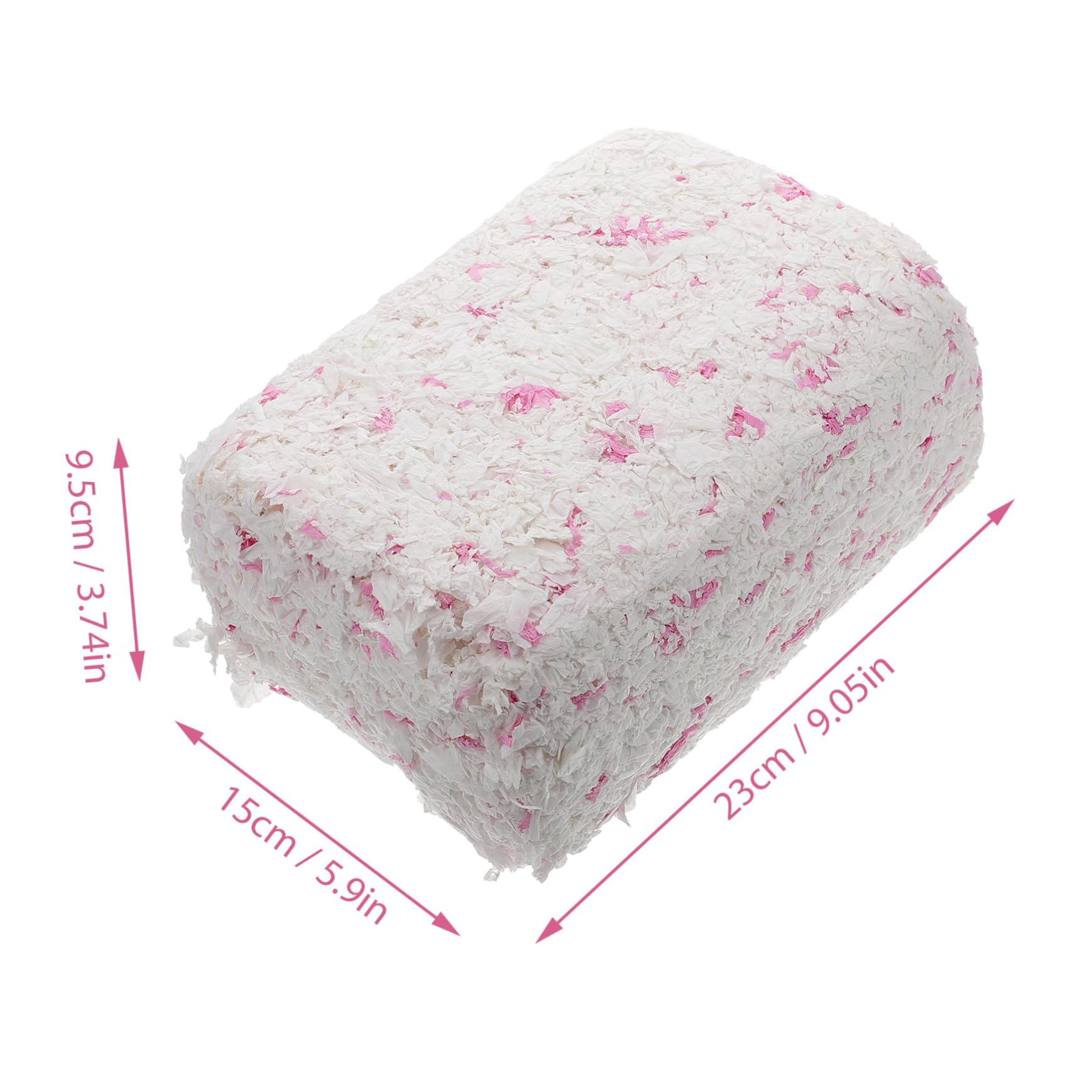 COLLBATH Papierstreu für Kleintiere Papierpolsterung aus Papier Saugfähig und Geruchsarm 1 Beutel 450g für Käfige von Chinchillas und Rennmäusen