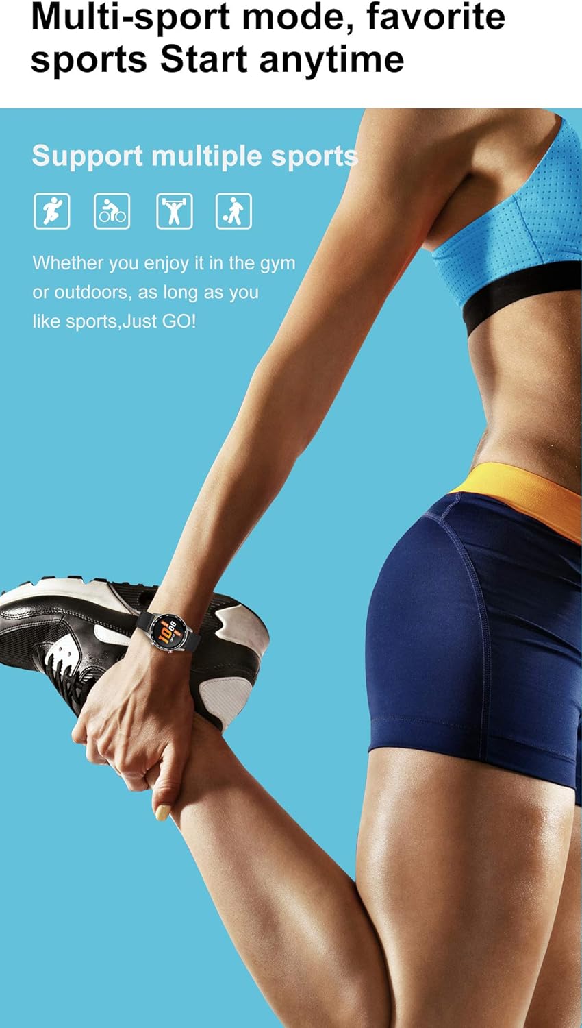 AmzPro VCG 2 (Voice Call Generation) Cassa in Alluminio - Bracciale Large in Acciaio Inox + Bracciale in Silicone - IP68 WaterProof - Hi Definition Wide Screen - BT 5.0 - App in Download Gratuito AmzPro VCG 2 (Voice Call Generation) Cassa in Alluminio - Bracciale Large in Acciaio Inox + Bracciale in Silicone - IP68 WaterProof - Hi Definition Wide Screen - BT 5.0 - App in Download Gratuito