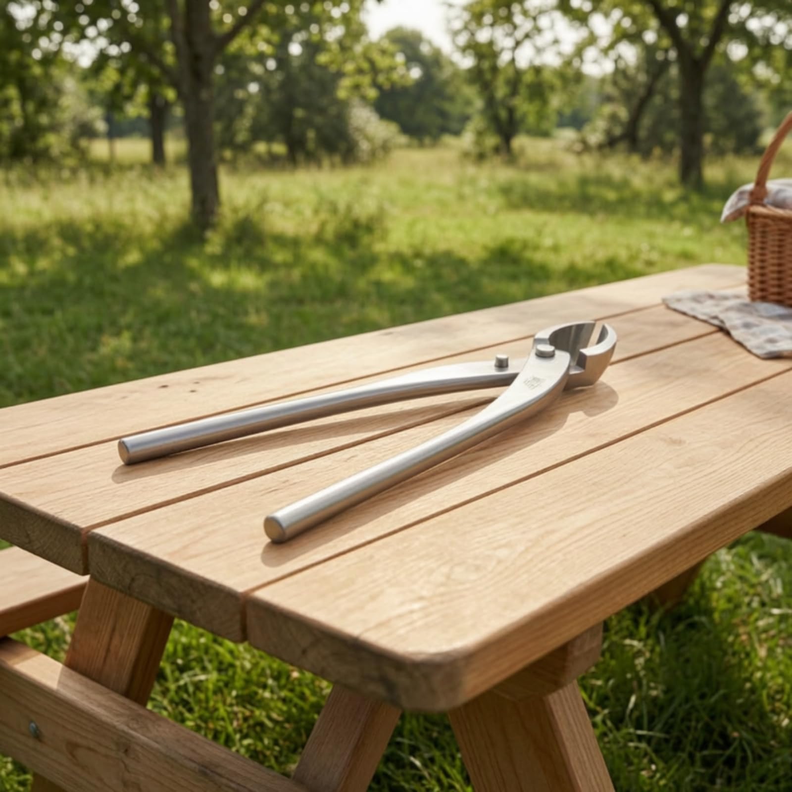 Forbici da Giardino con Manici Anello Affilate Forbici da Potatura Durevole Utensile per Giardinieri, 165mm
