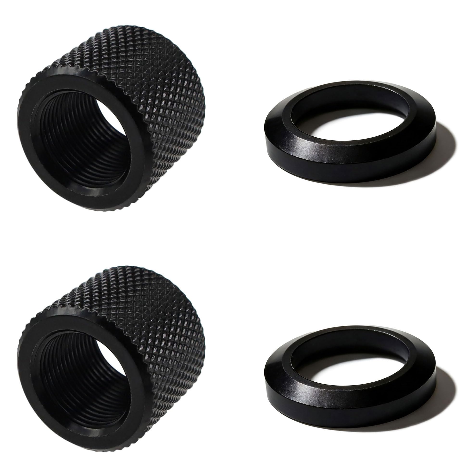 Ficero Thread Protector 1/2 x 28 for .22LR .223 & 5.56 with Crush Washer