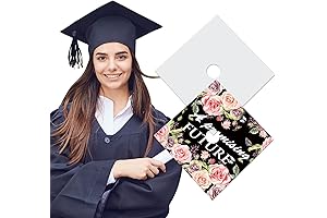 ToBeAce 2 Pcs Cap Graduation Ceremony Topper Blanks Decorations Premium Hardboard MDF...