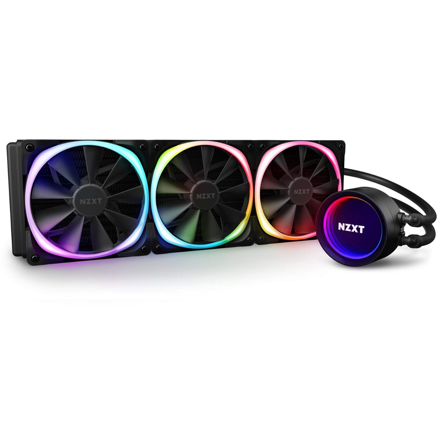 ❤ Crazy Deals NZXT Kraken X73 RGB 360mm - RL-KRX73-R1 - AIO RGB CPU Liquid Cooler - Rotating Infinity Mirror Design - Improved Pump - Powered By CAM V4 - RGB Connector - Aer RGB V2 120mm Radiator Fans (3 Included) Super Sale 🛒 NZXT Kraken X73 RGB 360mm - RL-KRX73-R1 - AIO RGB CPU Liquid Cooler - Rotating Infinity Mirror Design - Improved Pump - Powered By CAM V4 - RGB Connector - Aer RGB V2 120mm Radiator Fans (3 Included)