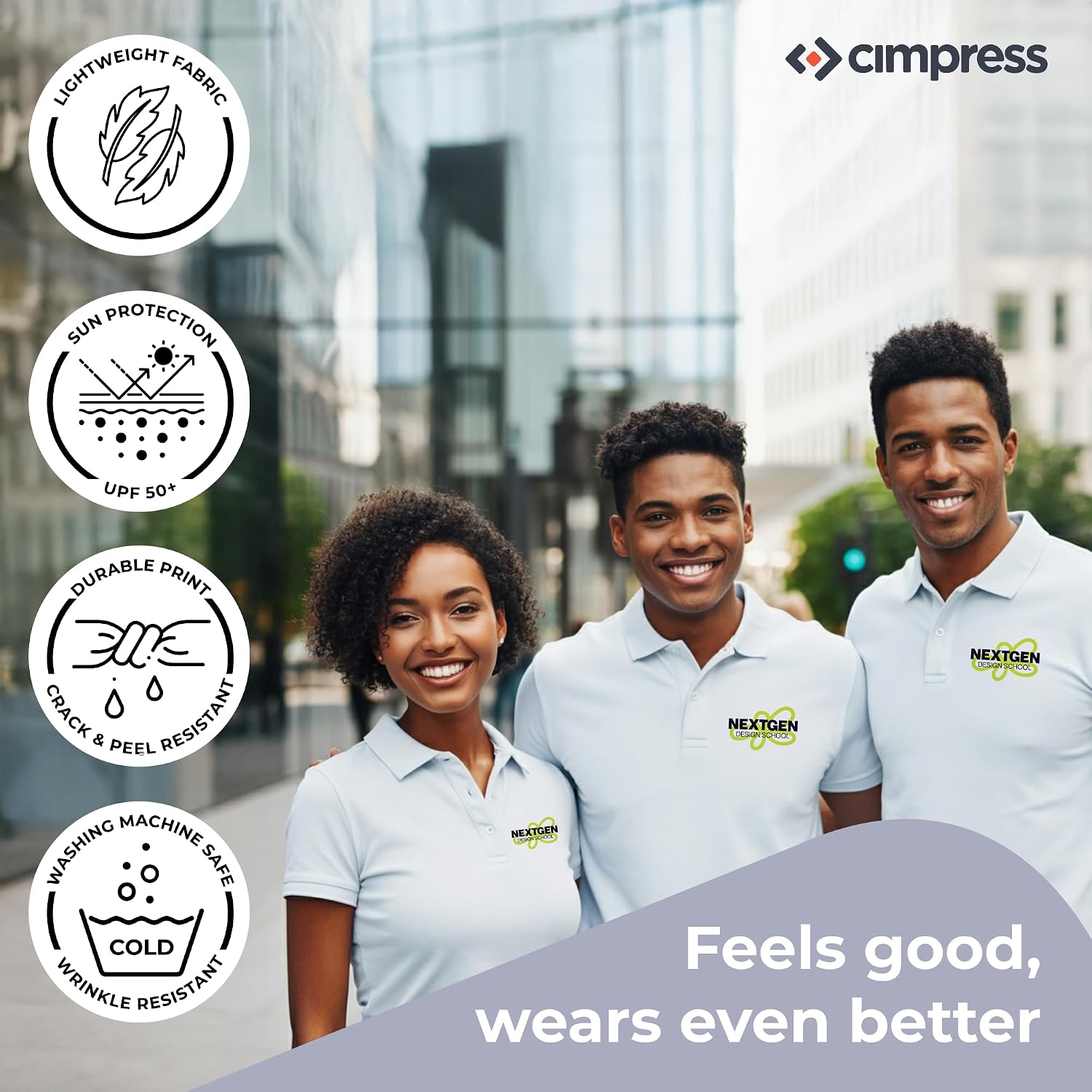 Custom Polo Shirt for Men Women, Personalized Unisex Golf Shirt with Left Chest Logo or Text, for Events & Uniforms